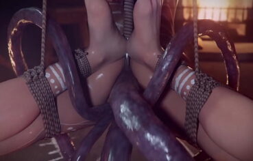 Lara Croft Bondage Show [Wildeer Studio][Sound]