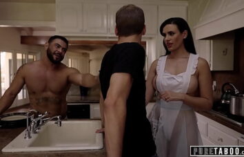 PURE TABOO Bisexual Couple Convinces Curious Exchange Student To Be Their New Third FULL SCENE!